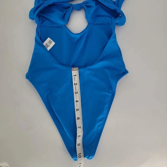 vitamin A blue one peice swimsuit small small - Picture 8 of 9